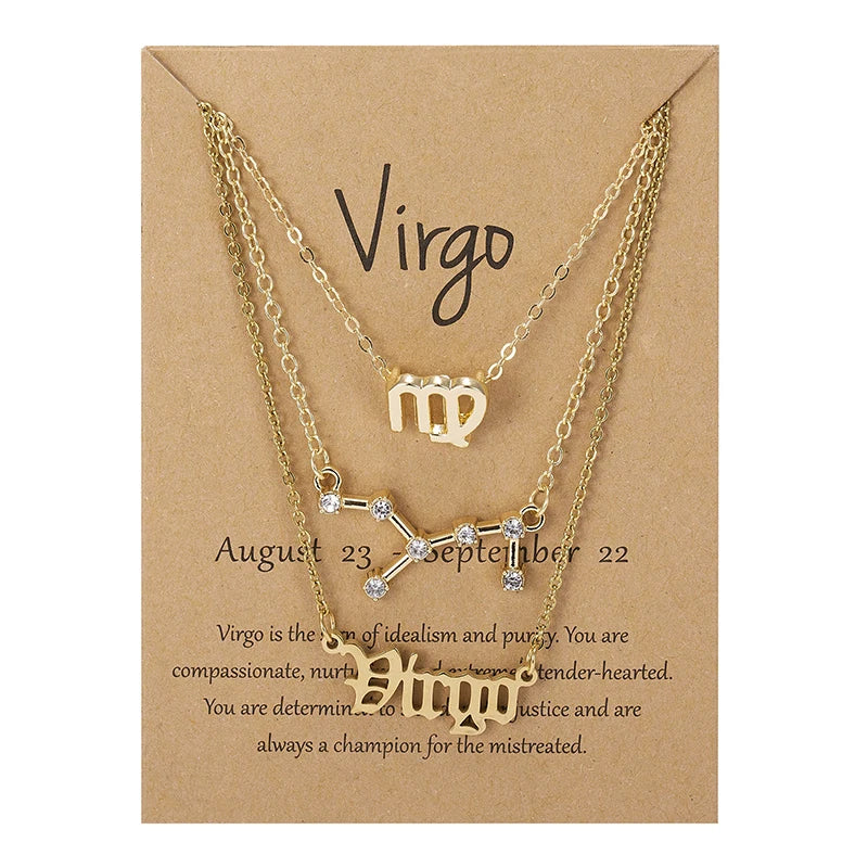 Celestial Whispers Necklace Collection Libra